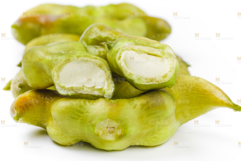 浅底上的新鲜菱角