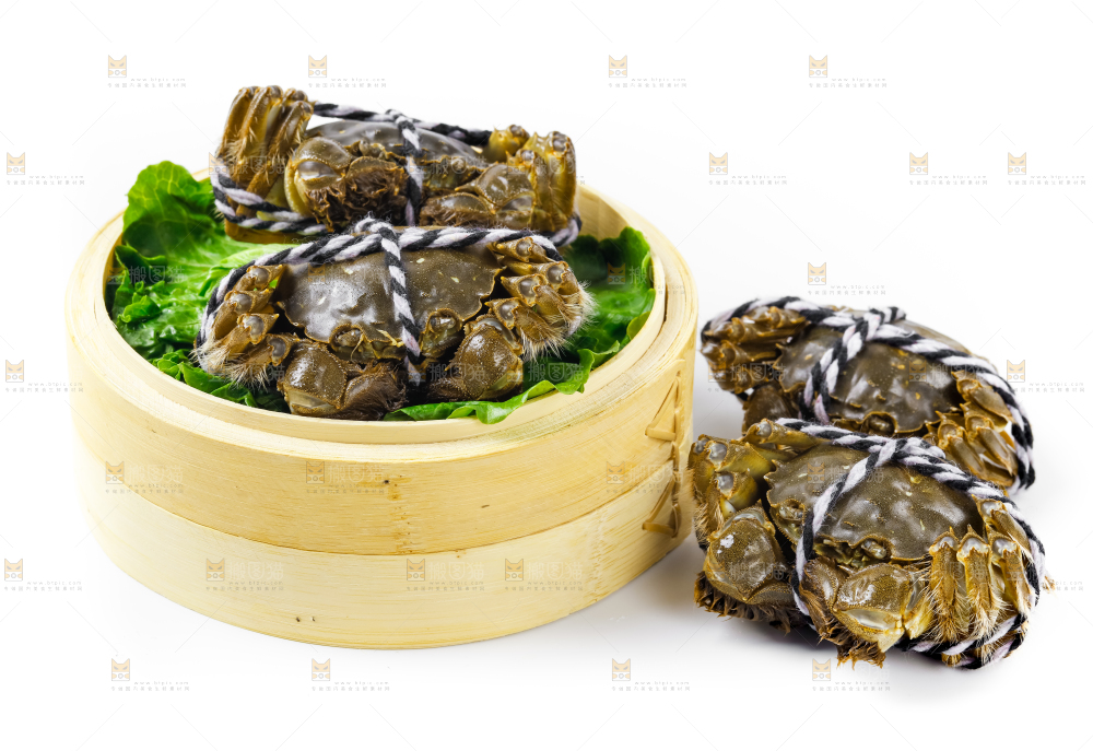 蒸笼里装着大闸蟹