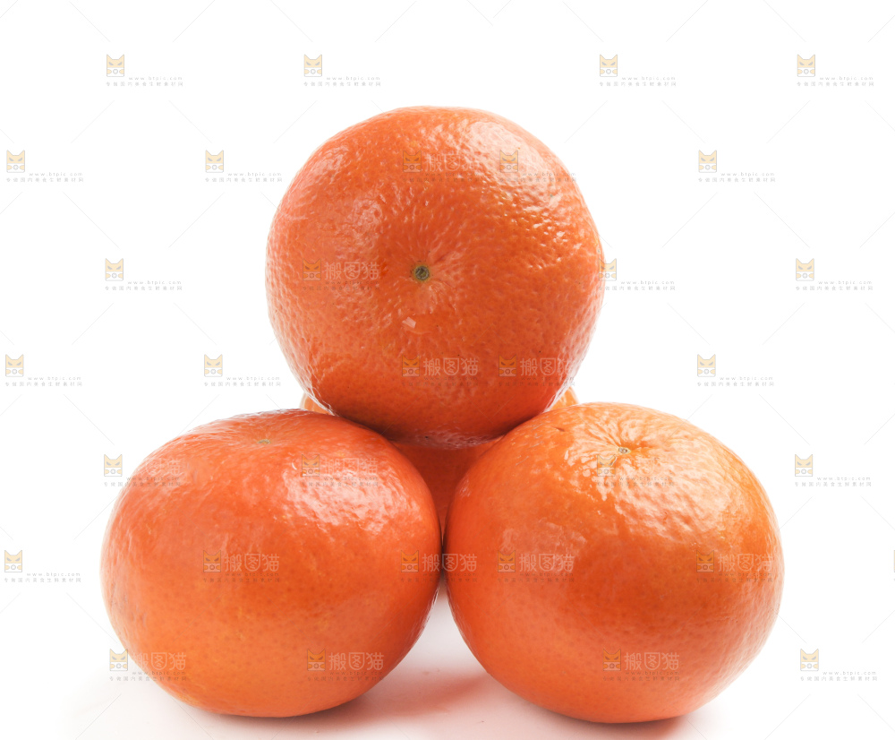 白底上的云南沃柑