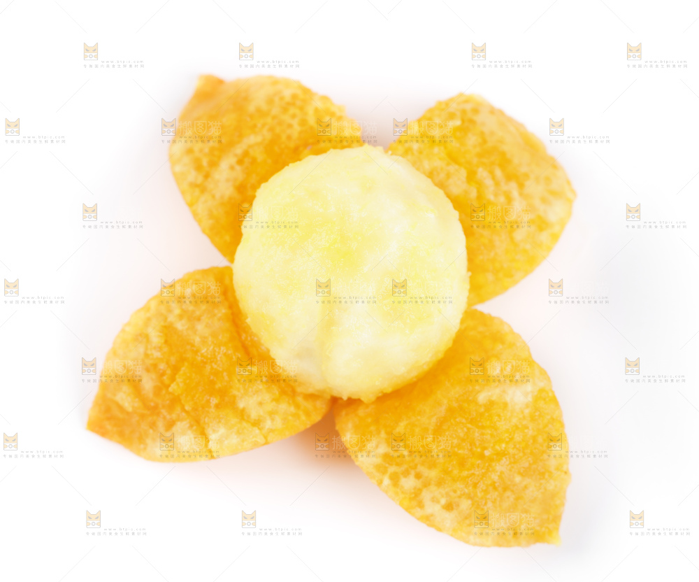 白底上的金桔