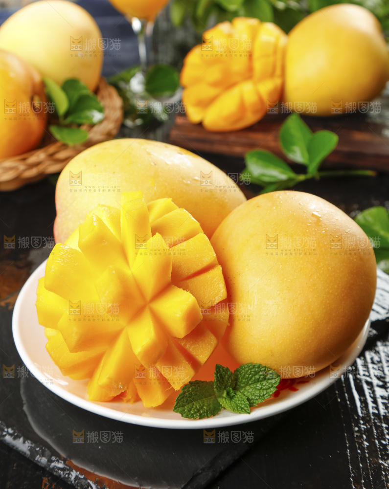 盘子里装着黄金澳芒