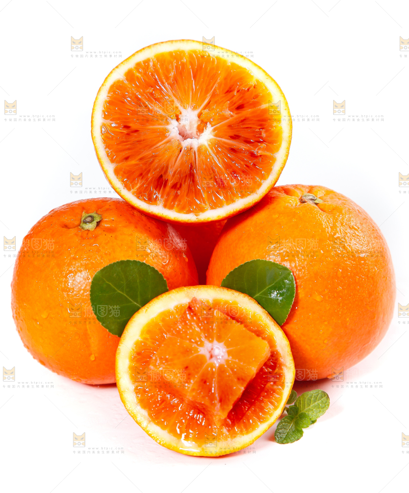 浅底上摆放着玫瑰血橙