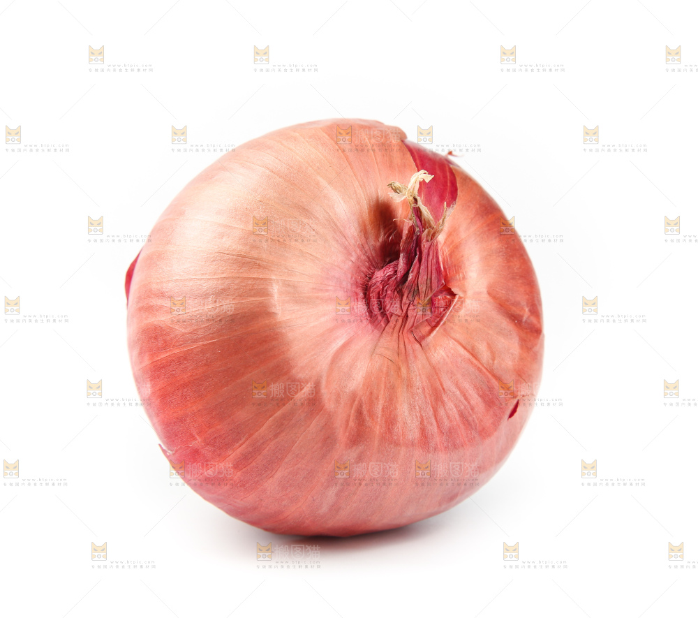 白底上的洋紫皮洋葱
