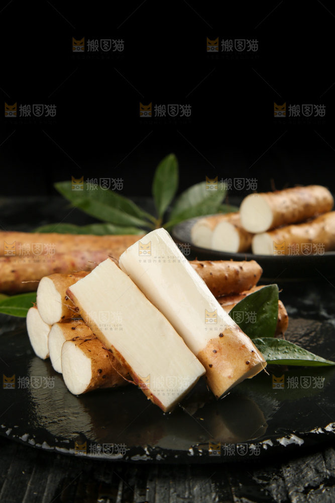 深底上的小白嘴山药
