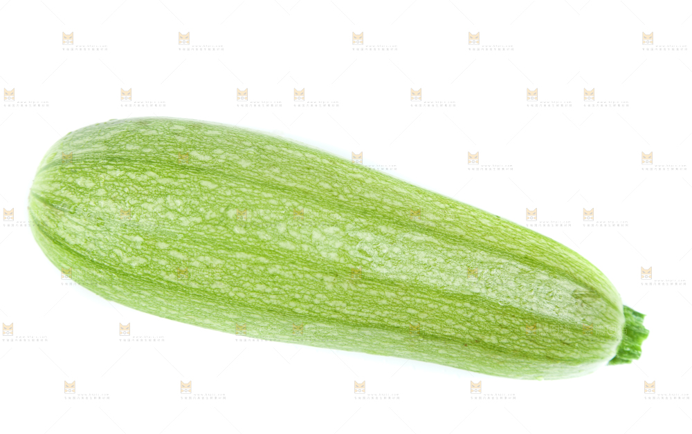 白底上摆放着茭瓜