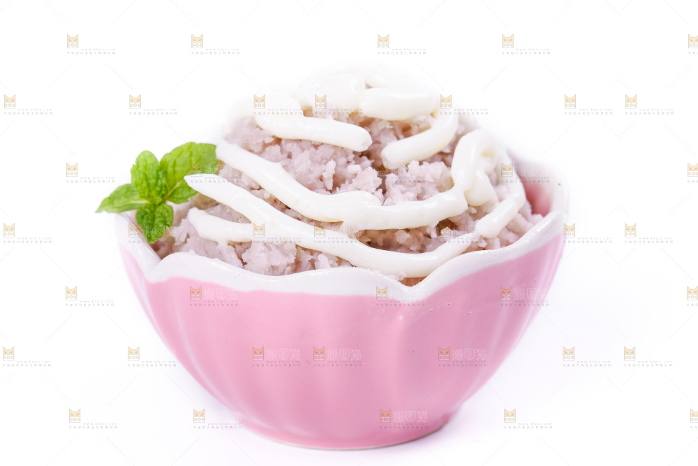 垫子里蘸酱的大芋头
