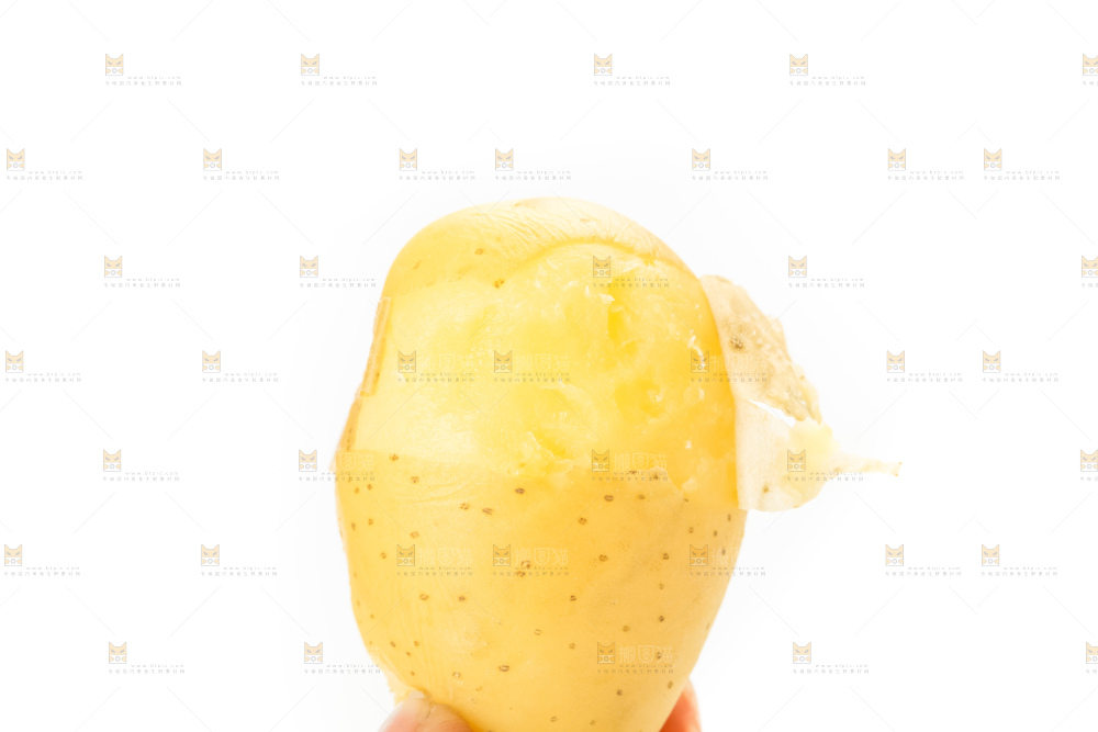 剥皮的云南小土豆