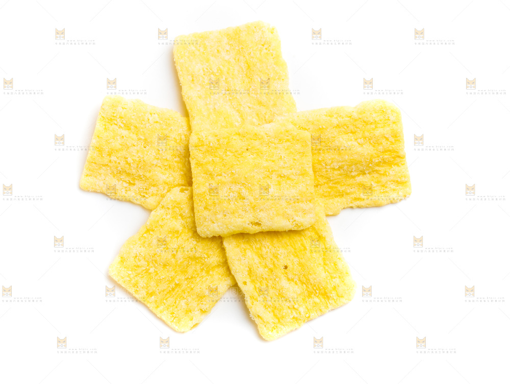 白底上的锅巴