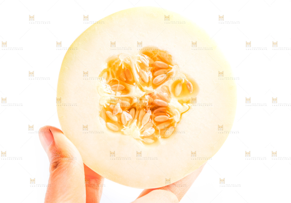 手拿阎良甜瓜