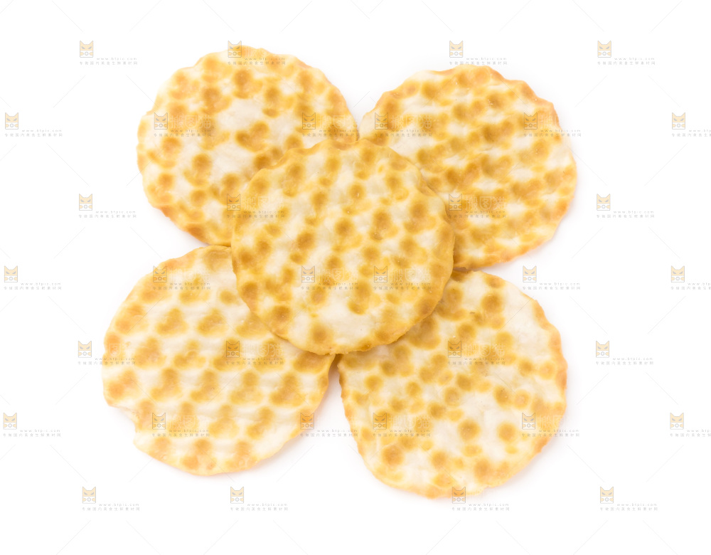 白底上的石头饼