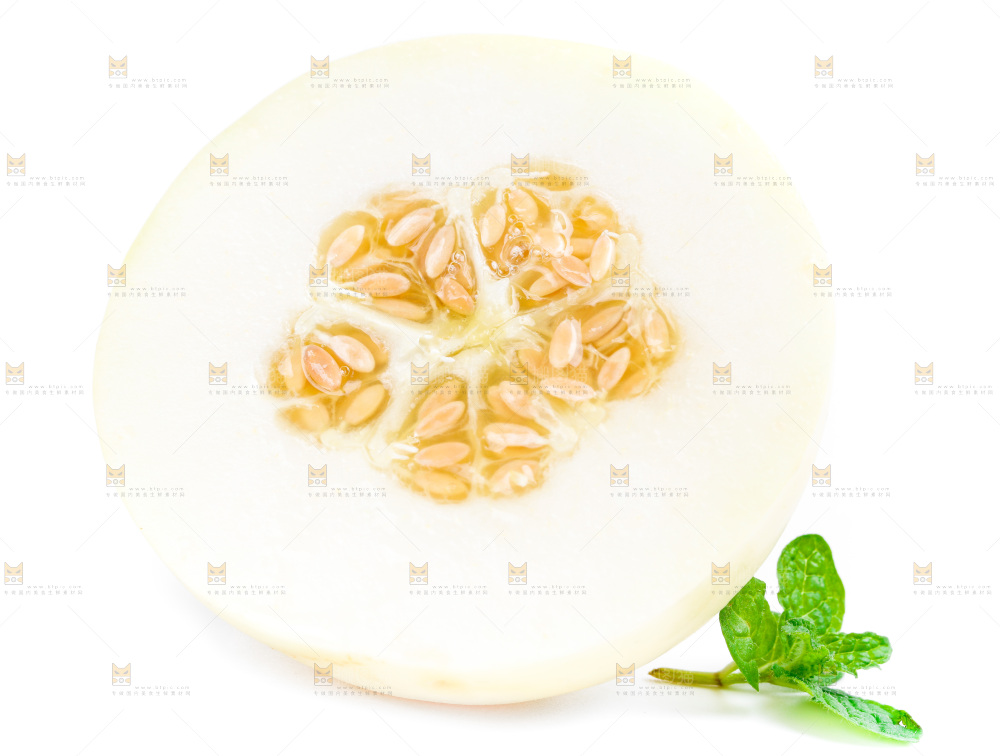 白底上的阎良甜瓜