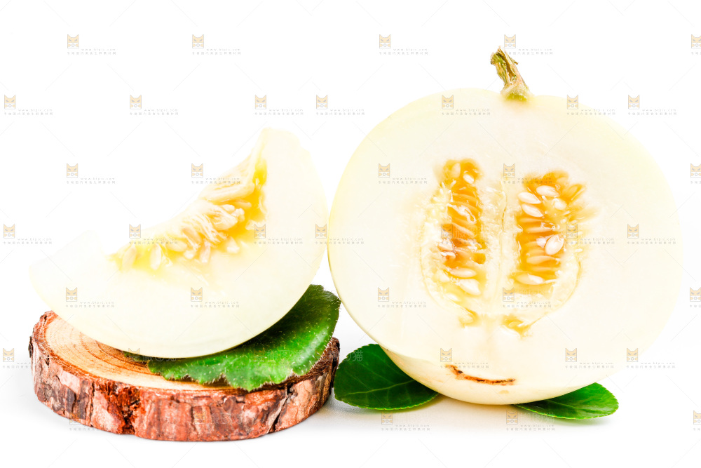 白底上的阎良甜瓜