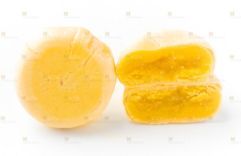 白底上的榴莲饼