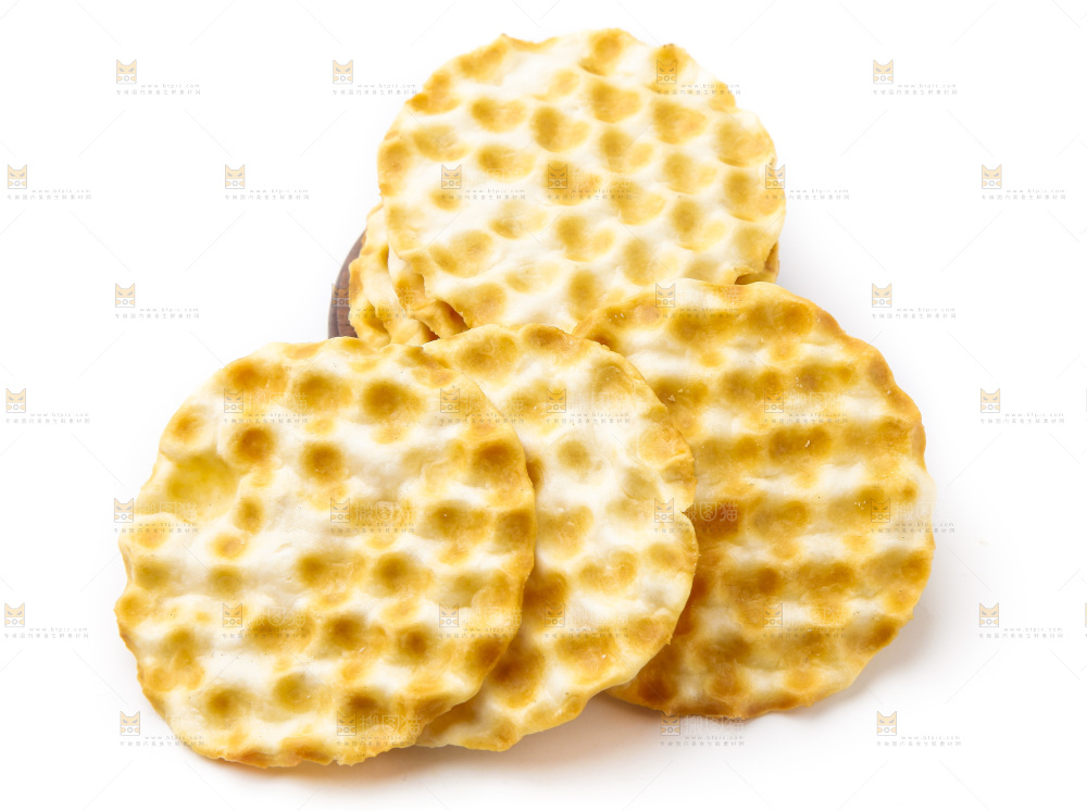 白底上的石头饼