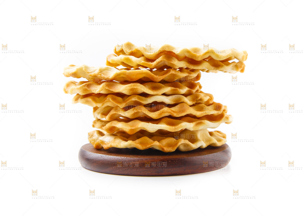白底上的石头饼