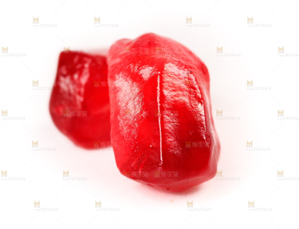 白底上的软籽石榴