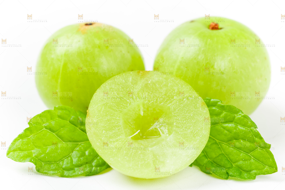 白底上的潮汕油甘果