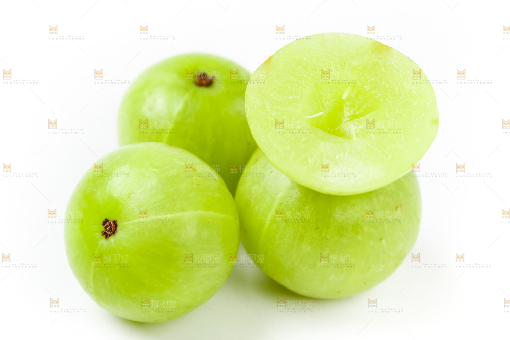 白底上的潮汕油甘果