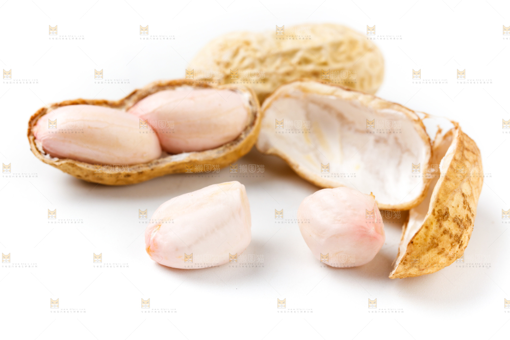 白底上的花生米