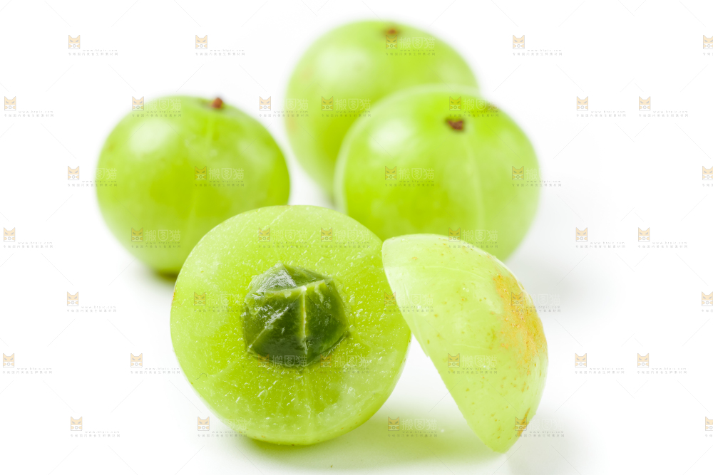 白底上的潮汕油甘果