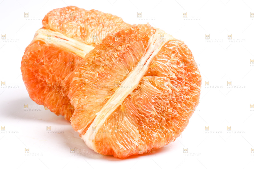 白底上的黄心柚子