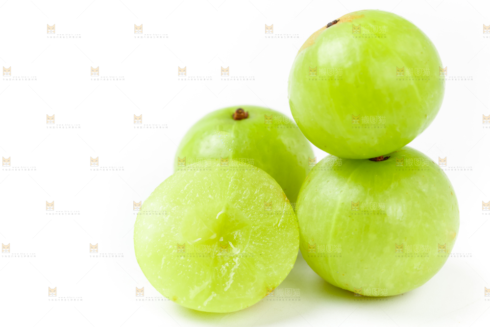 白底上的潮汕油甘果