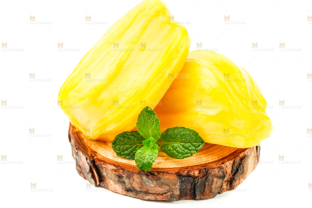 白底上的海南菠萝蜜