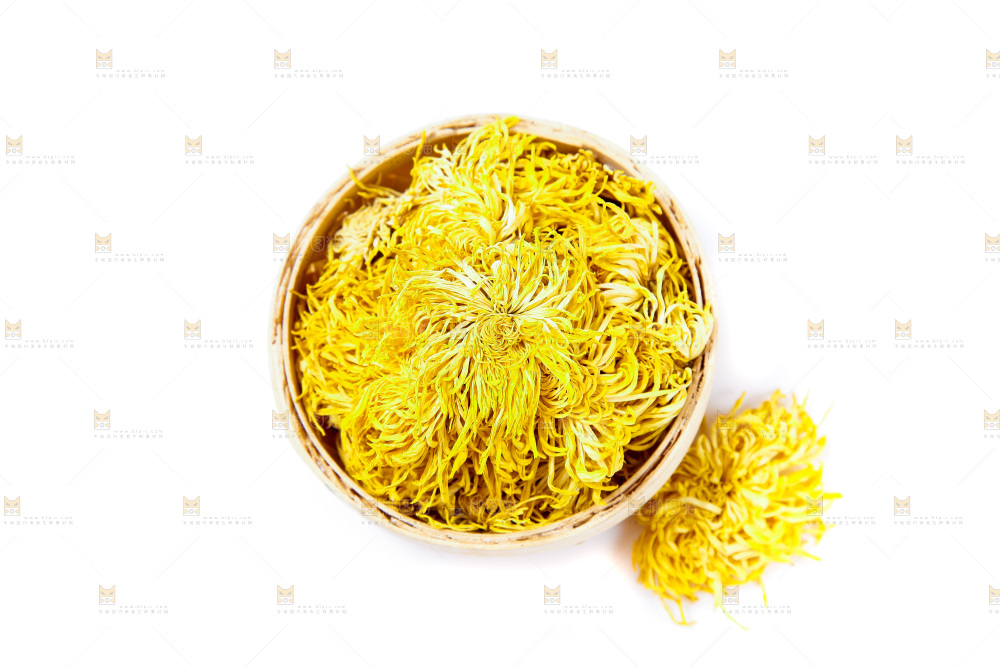 篮子里装着金丝皇菊