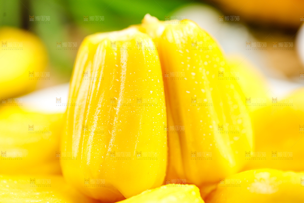 碟子里的海南菠萝蜜