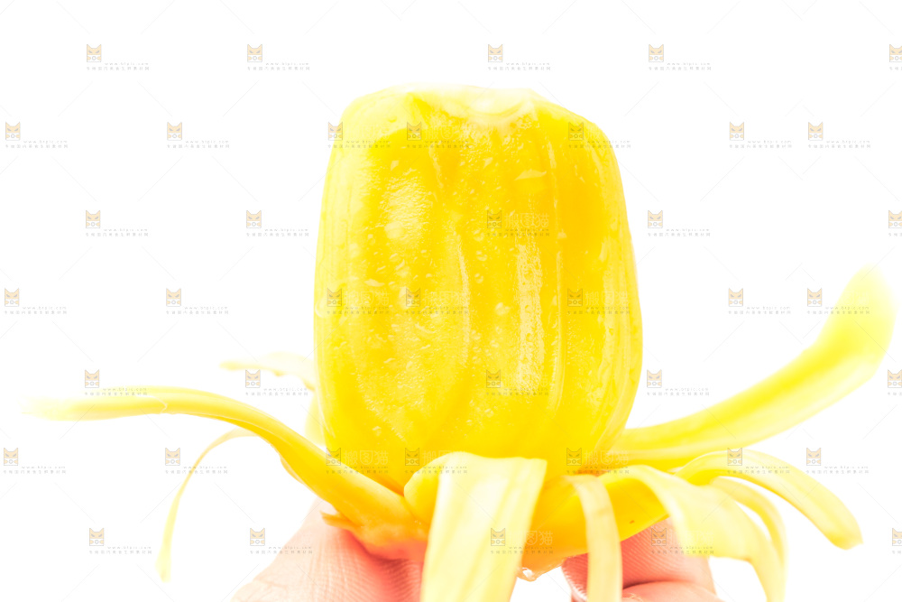 手里拿着新鲜菠萝蜜