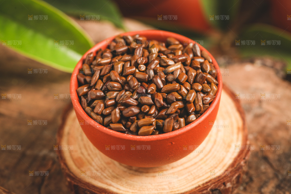 木底上放着一碗决明子