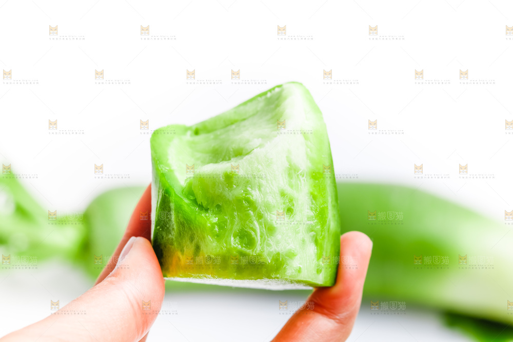 手上拿着水果萝卜