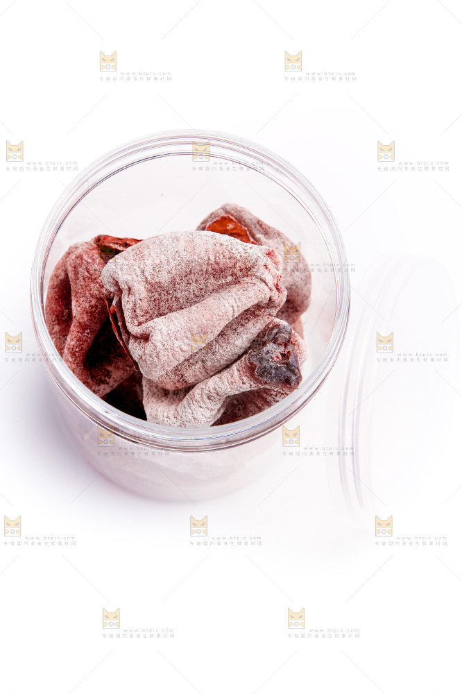 罐子里的柿饼
