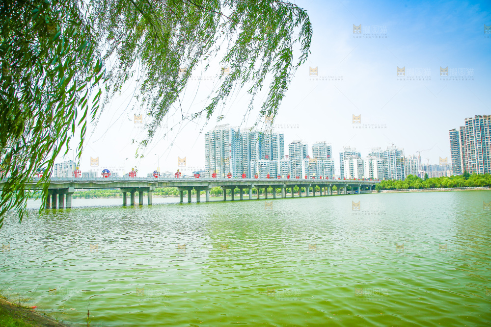 清澈的湖水
