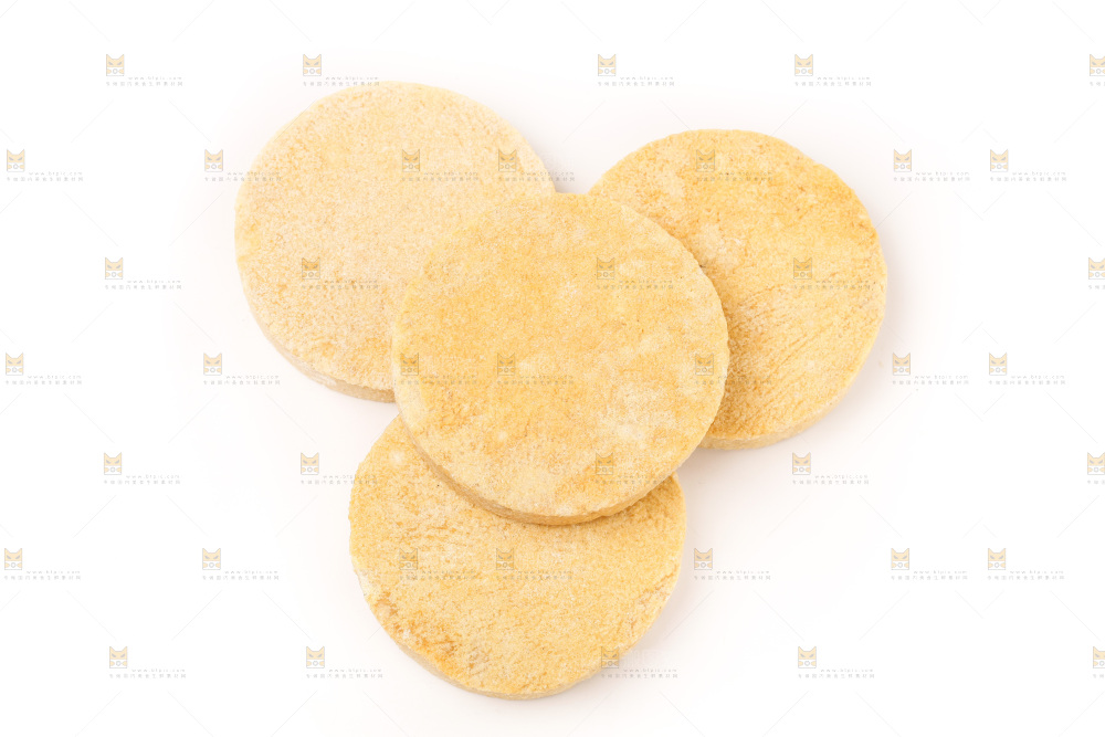 白底上的烟饼