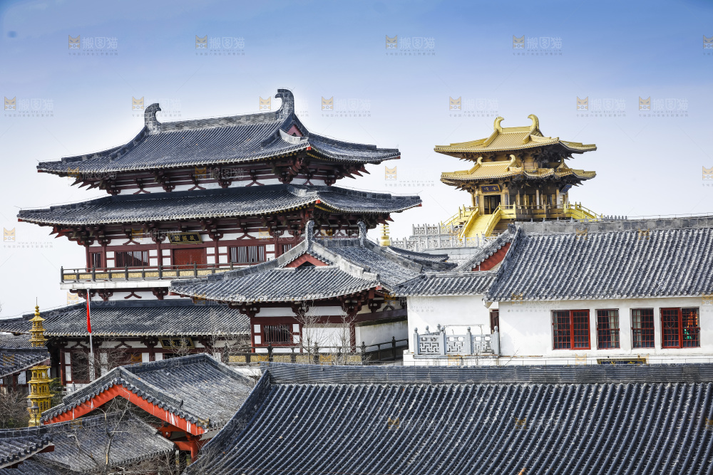 寺庙的建筑