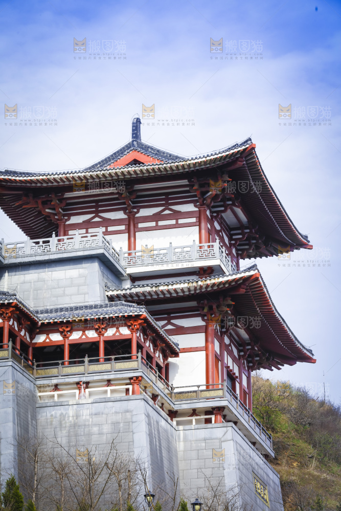 寺庙的建筑