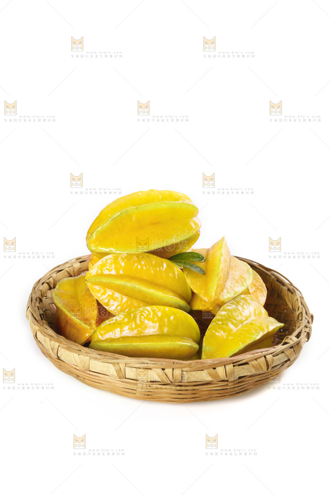 一篮新鲜甜杨桃