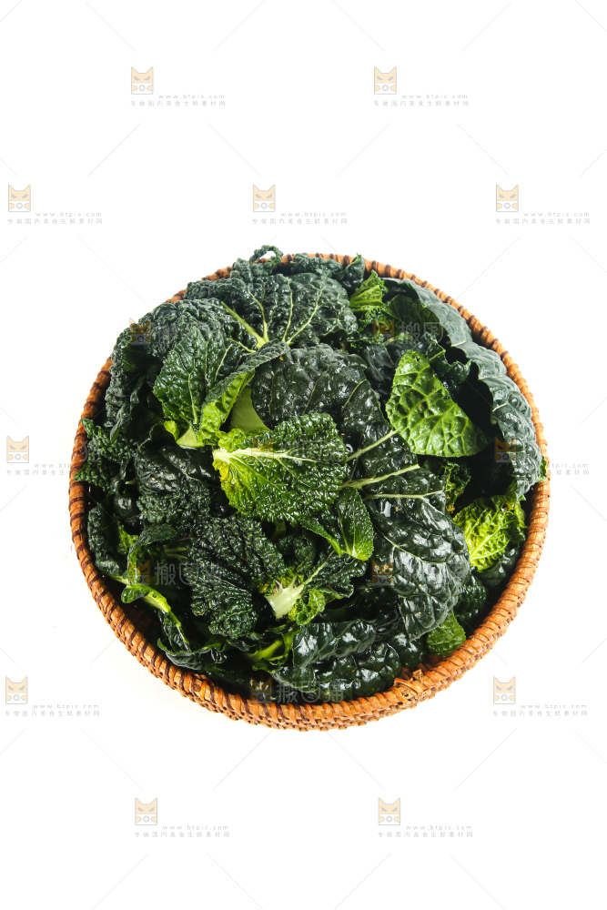 一篮新鲜泡泡青菜