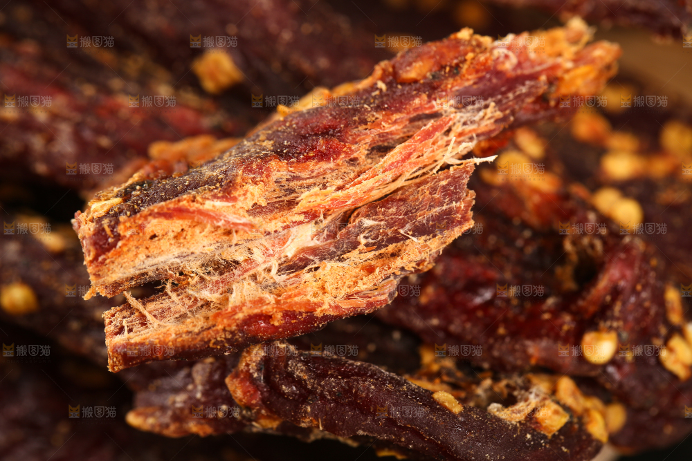 一堆牛肉干