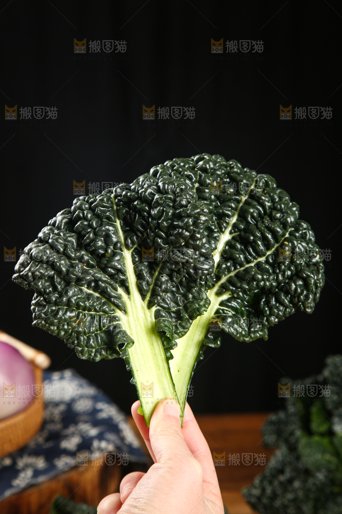 手里拿着泡泡青
