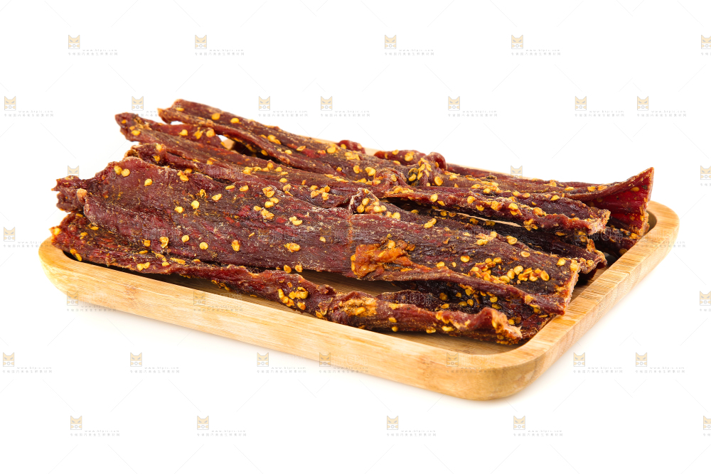 一盘麻辣牛肉干