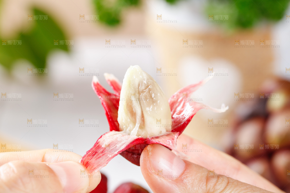 手里拿着撕皮的黑老虎