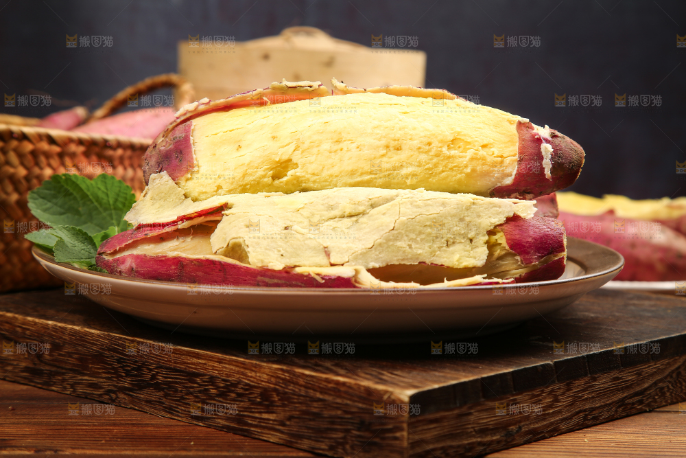 一盘陕西板栗红薯
