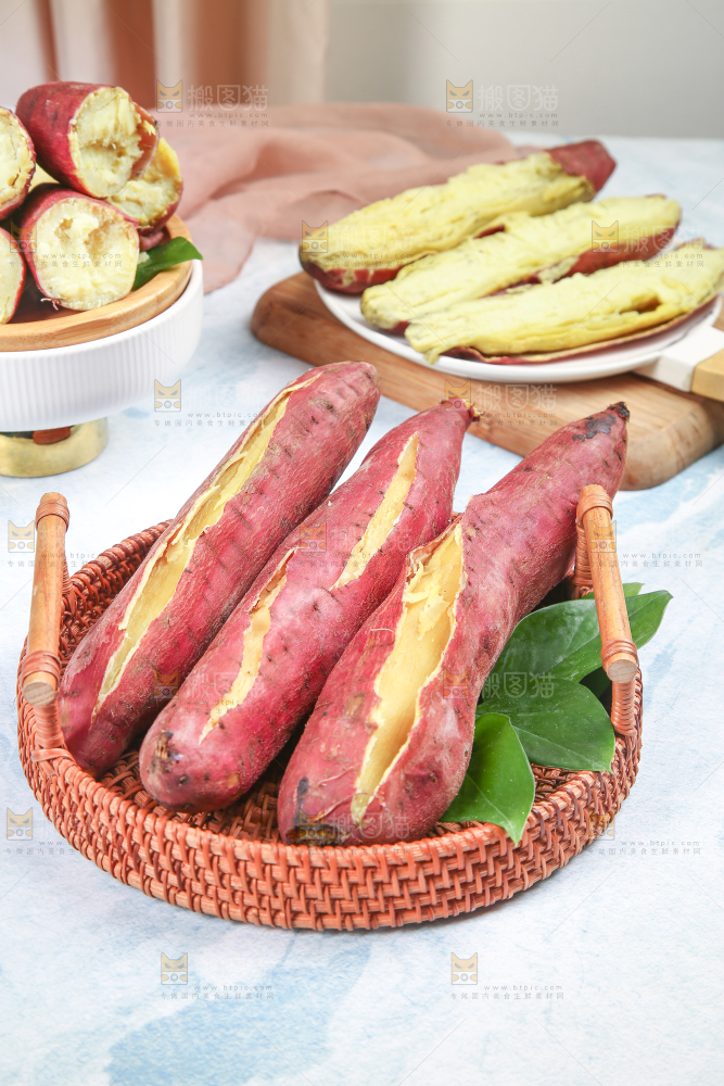 一篮板栗红薯