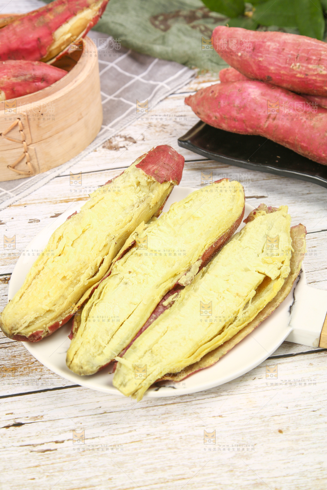 一盘板栗红薯