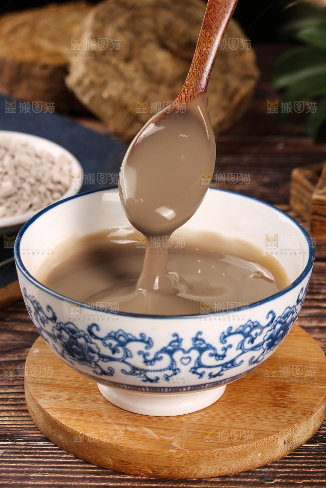 一碗冲泡过的柴葛粉