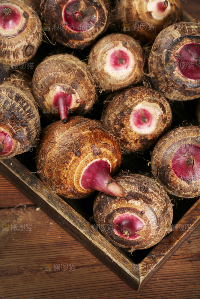 一盘广西红芽芋