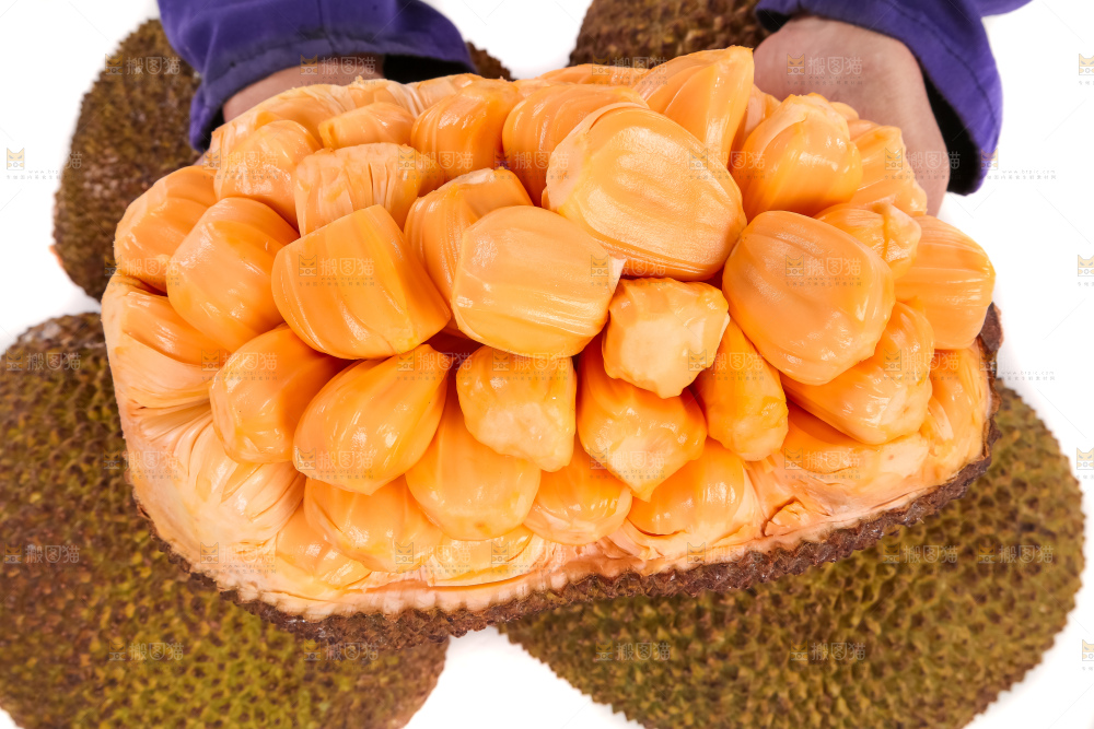 一堆红肉菠萝蜜