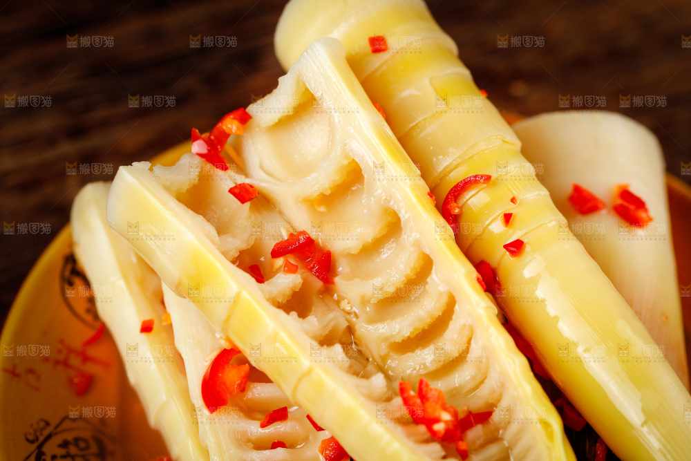 一盘香辣味手剥笋